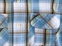 Image 3 of Engineered Garments nepenthes knit cotton plaid shirt, size S (fits M)