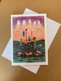 Boat Garden Greeting Card by Alice Alderson