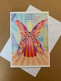 Butterfly Angel Greeting Card by Alice Alderson