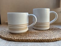 OLD LINEN mug, satin