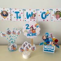 Image 2 of Complete Party Package, Personalised Ms Rachel Party Decor