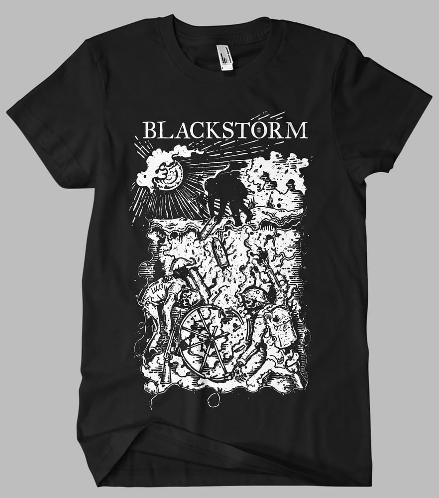 Image of NEW- Blackstorm T-shirt-Iron Harvest design