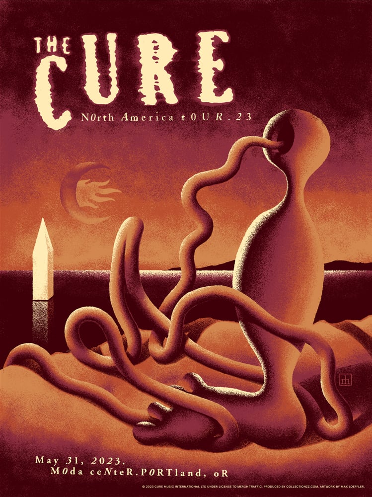 'The Cure Portland 2023' Max Löffler Illustration