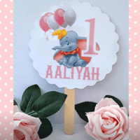 Image 2 of Complete Personalised Dumbo Theme Party Decor