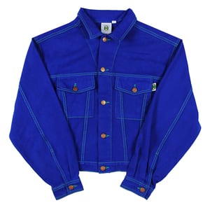 Image of Cross Colours - Classic Drop Shoulder Jacket - Cobalt Blue