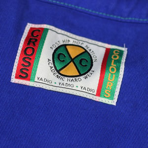 Image of Cross Colours - Classic Drop Shoulder Jacket - Cobalt Blue