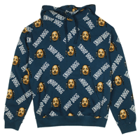 Image 2 of Cross Colours x Snoop Dogg - All Over Hoodie - Vintage Navy