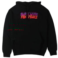 Image 2 of Cross Colours - Black Lives For Peace Hoodie - Black