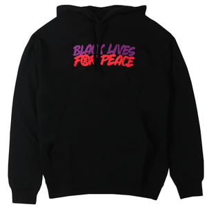 Image of Cross Colours - Black Lives For Peace Hoodie - Black