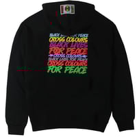 Image 3 of Cross Colours - Black Lives For Peace Hoodie - Black