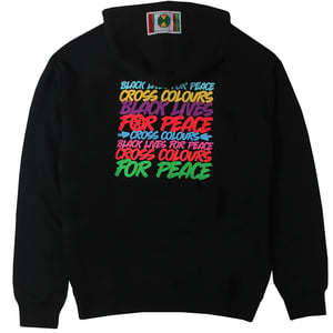 Image of Cross Colours - Black Lives For Peace Hoodie - Black