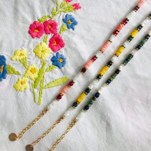 Image of BRACELET TAHITI Rose Jaune ou Vert