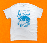 Image 1 of The Thing Dog White Screenprinted T-Shirt