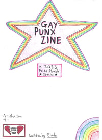 GAY PUNX ZINE | A Sister Zine of Grrrl Punx