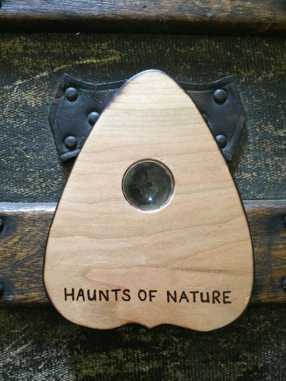 Wood Burned Ouija Planchette: Steampunk