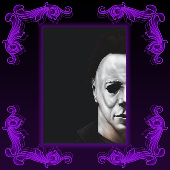 Myers Half Face A5 Art Print Limited Edition of 100