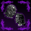 Stained Glass The Black Lagoon Enamel 50mm Pins Double Pack
