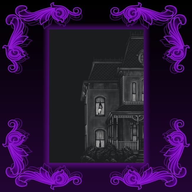 Psycho Half House A5 Art Print Limited Edition Of 100 