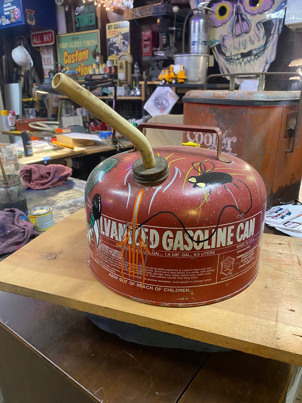 Rat Fink Gas Can