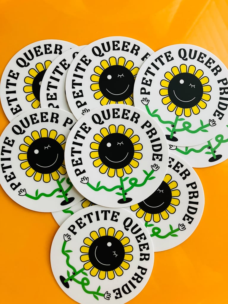 Petite Queer Pride Vinyl Sticker Image 2