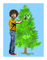 11x14" Bob Ross Print