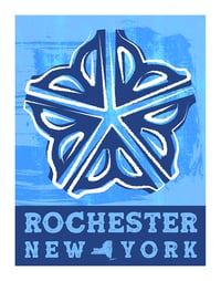 Image 2 of 11x14" Rochester Logo Print