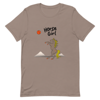 Image 2 of “Horse Girl” unisex t-shirt (with basketball)