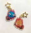 CALCIFER HOLOGRAPHIC KEYCHAIN