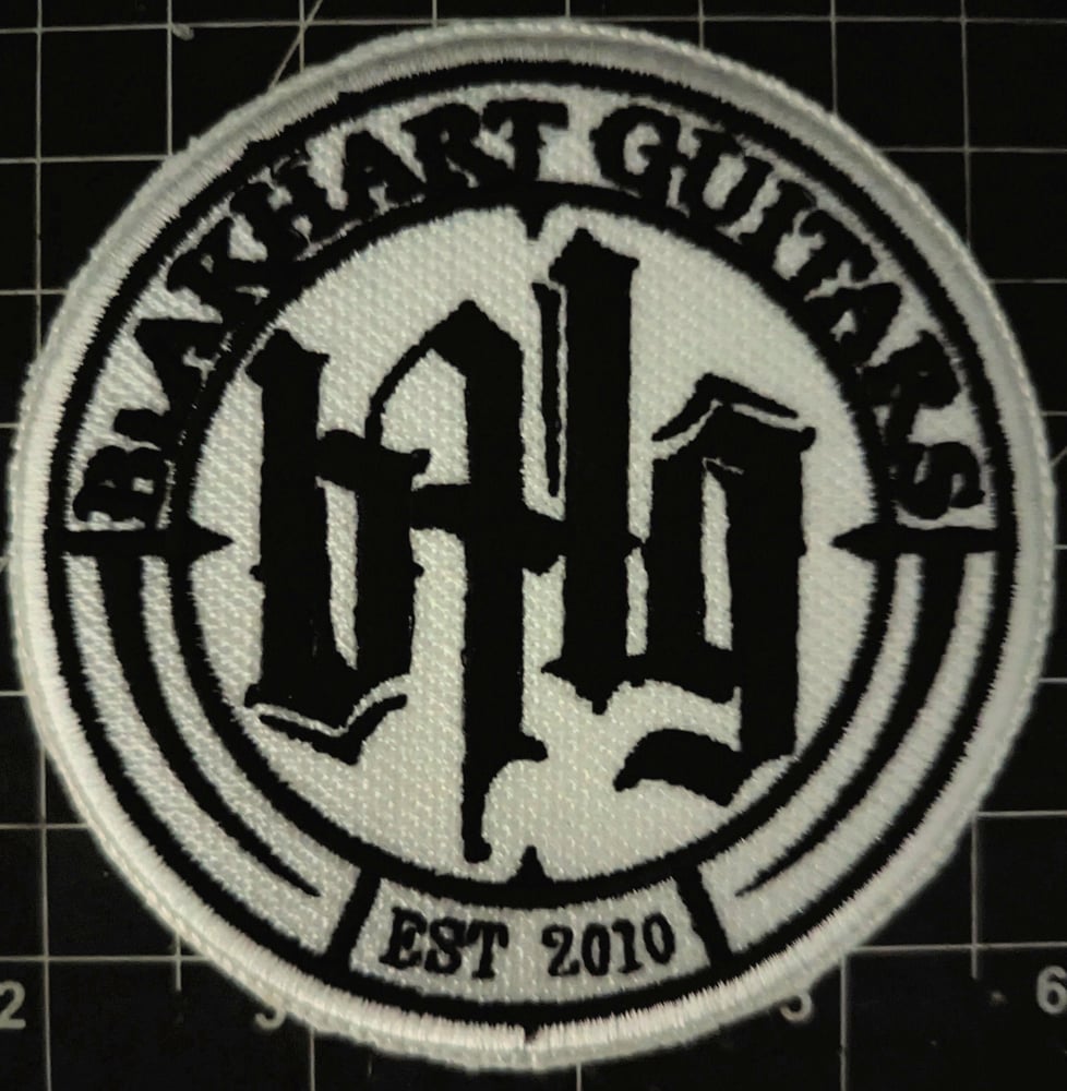 Image of 4" Round Embroidered Patch bHg edition 