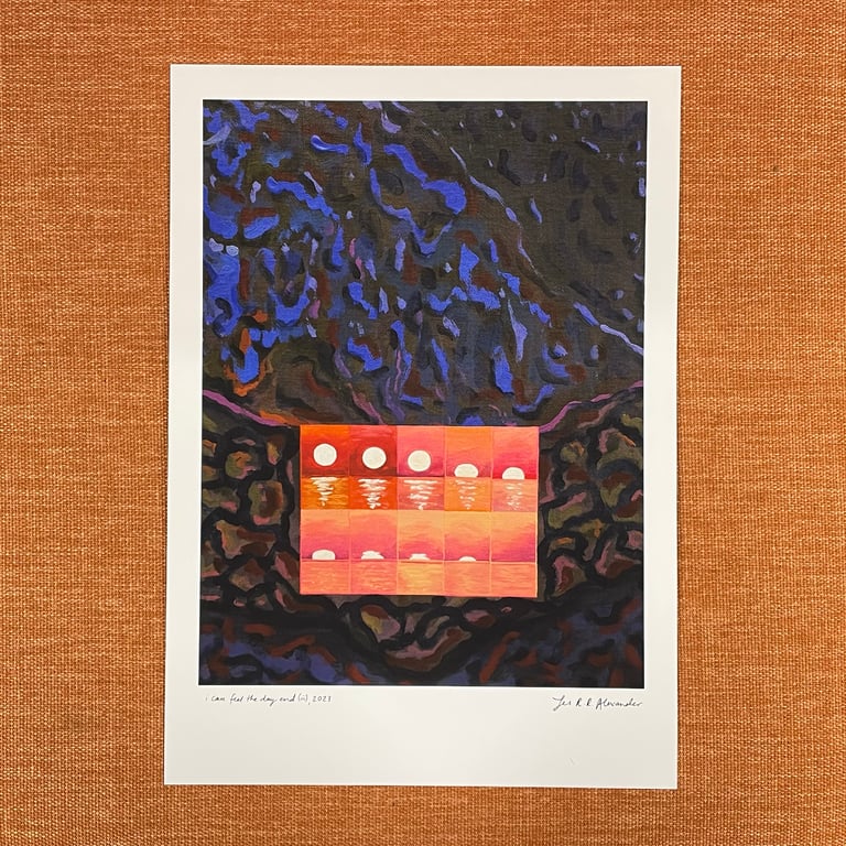 I CAN FEEL THE DAY END SERIES - A3 PRINTS