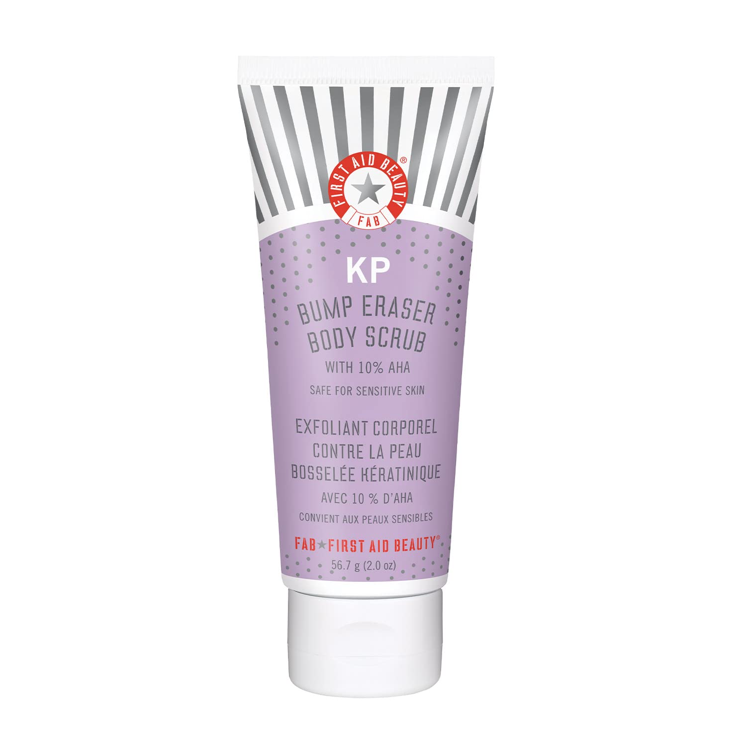 Image of First Aid Beauty KP Bump Eraser Body Scrub Exfoliant for Keratosis Pilaris with 10% AHA 2 oz.
