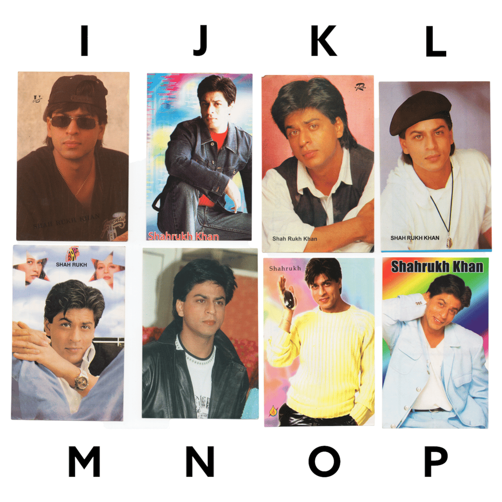 Shah Rukh Khan postcards
