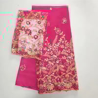 Image 1 of GEORGE LACE WITH BLOUSE FABRIC