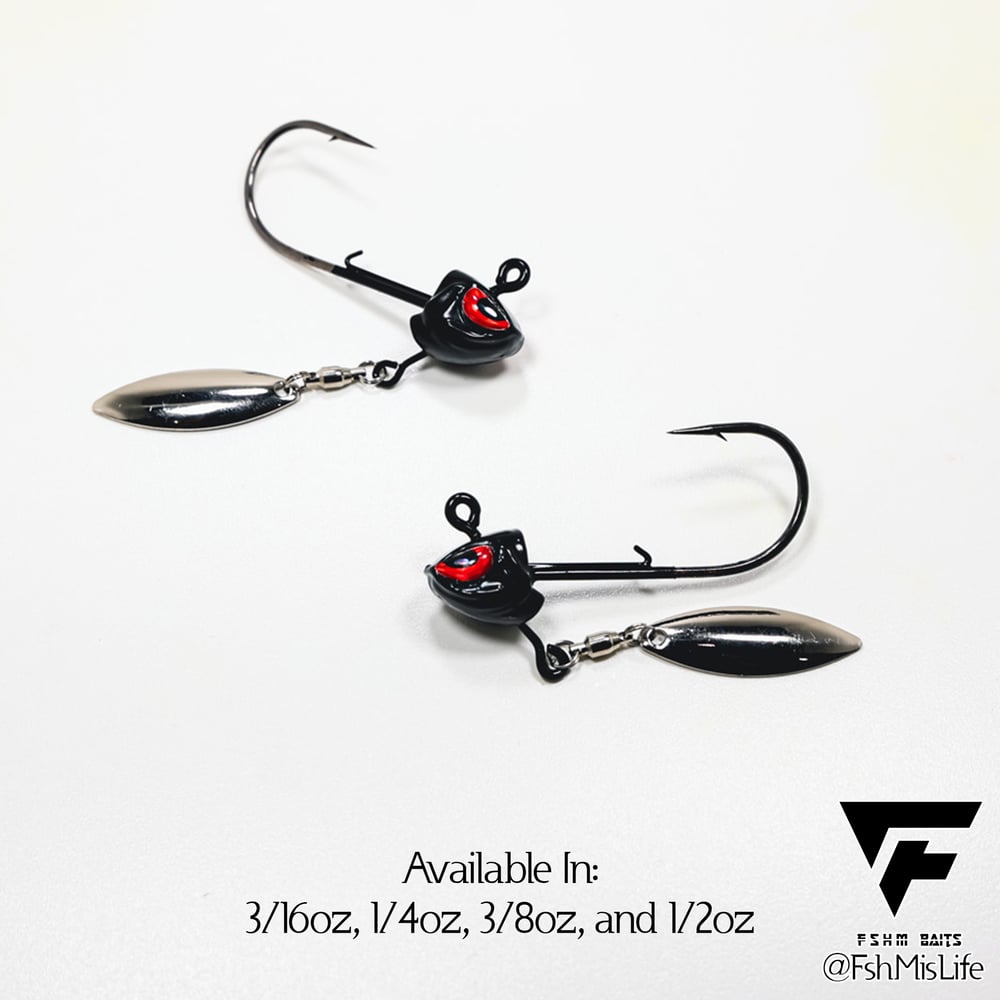 Fsh'M Bait Swimbait Underspin Jig Heads