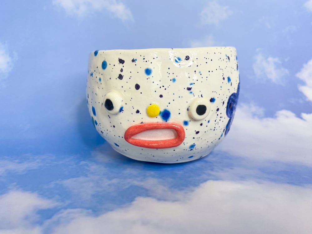 Image of Speckled Face Plant Pot - seconds