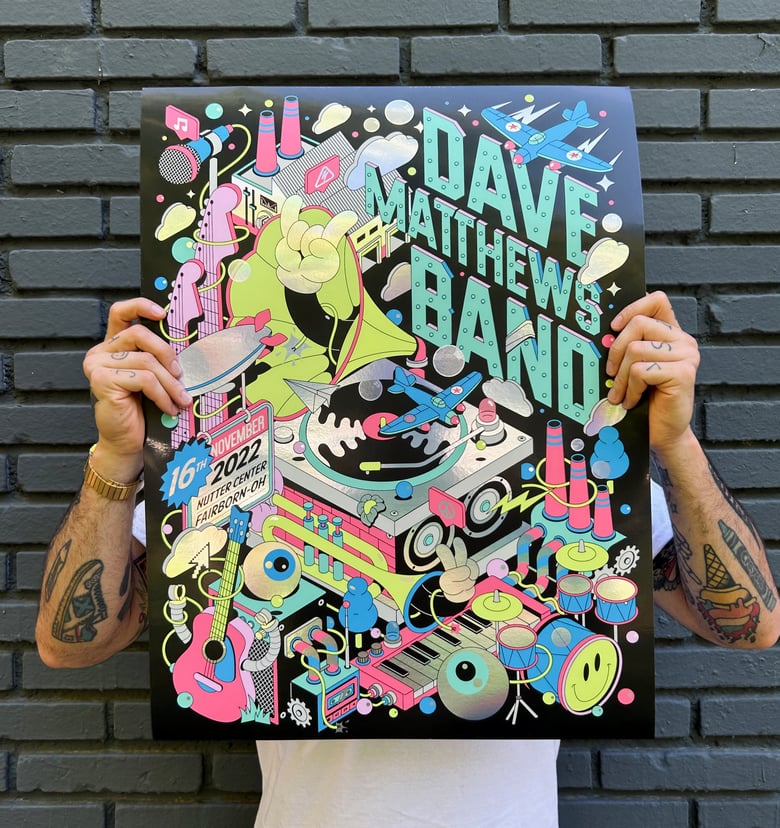 Image of DMB - FAIRBORN (FOIL) POSTER 