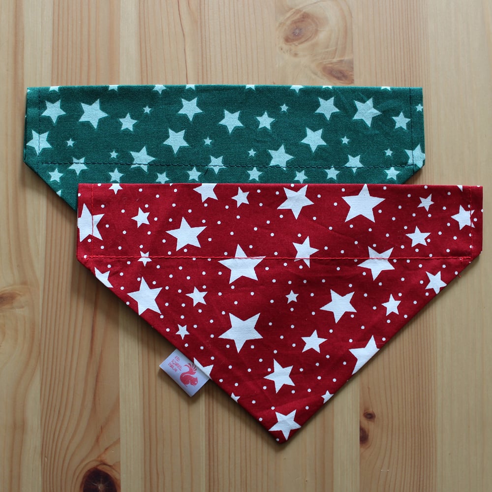 Image of Stars reversible dog & cat bandana