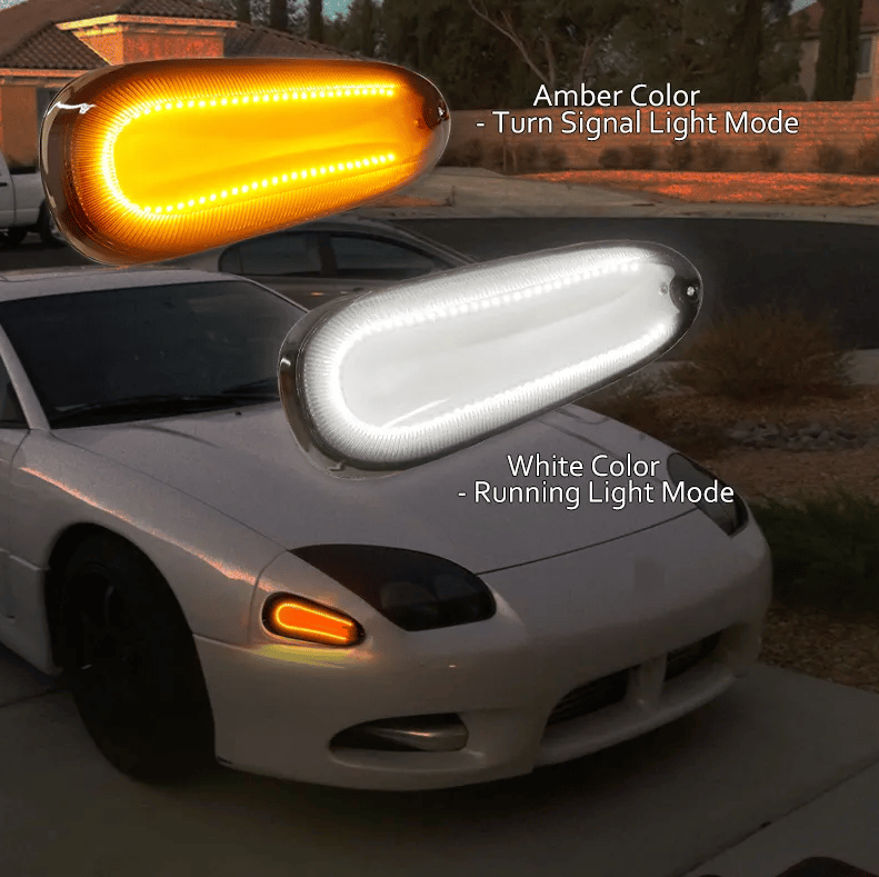 Image of MITSUBISHI GTO/3000GT CUSTOM DRL TURN SIGNALS