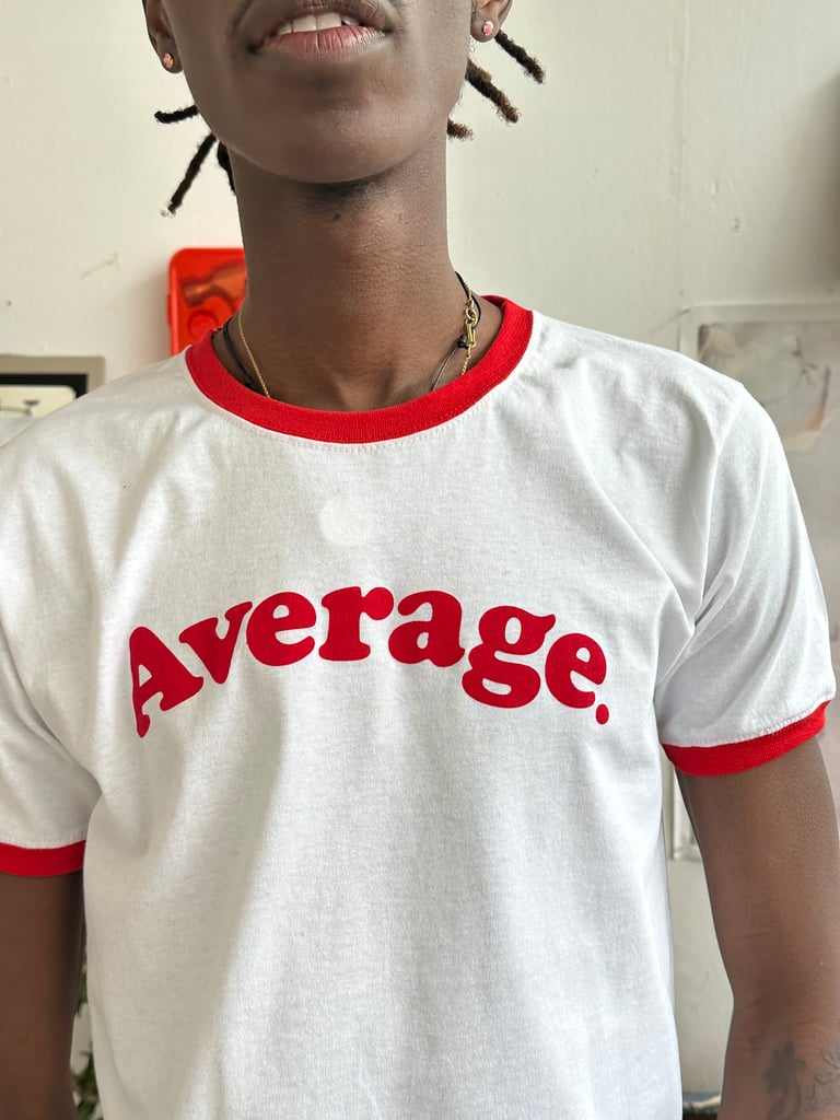 the new Average. T-shirt
