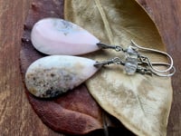 Image 1 of Opal and Quartz earrings 