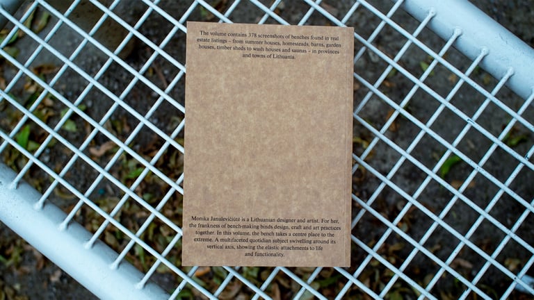 Monika Janulevičiūtė, 'BENCH, VOL. 1' (2023) Image 2