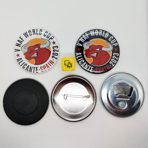 Image of V Naf World Cup Magnets , Badges and Magnetic Bottle Openers (59 mm)