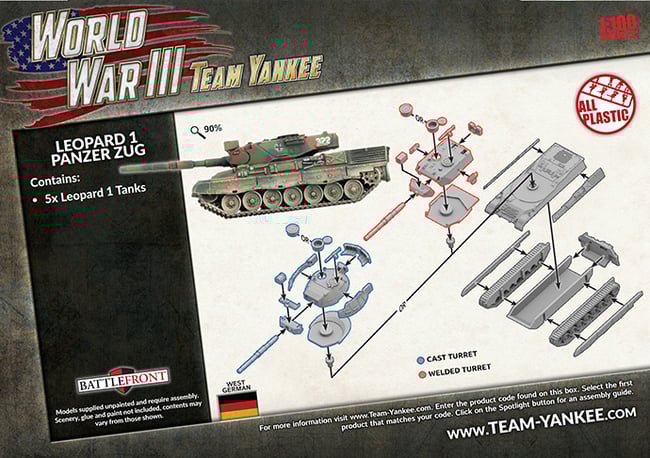 Leopard 1 Panzer Zug (TGBX14)