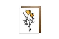 "California Poppy" card