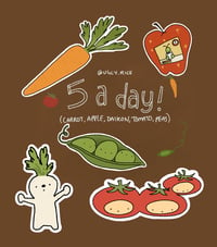 5 a Day Sticker Pack