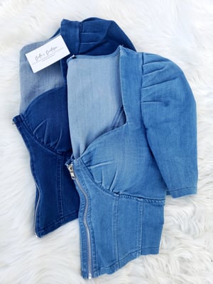 Image of Rose Denim Top