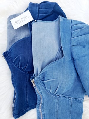 Image of Rose Denim Top