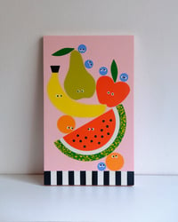 Image 1 of Plaque décorative fruits 