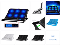 Laptop cooling board