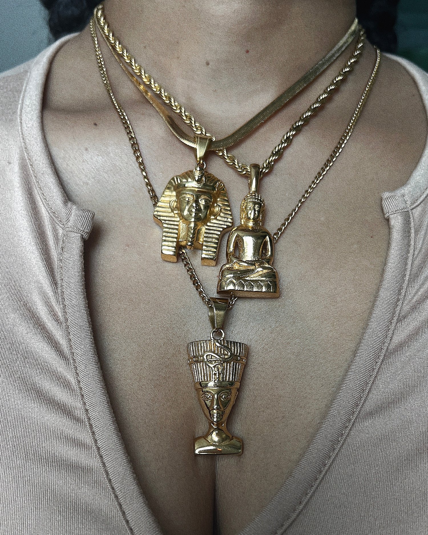 Image of NUBIAN • PHARAOH Mask Necklace